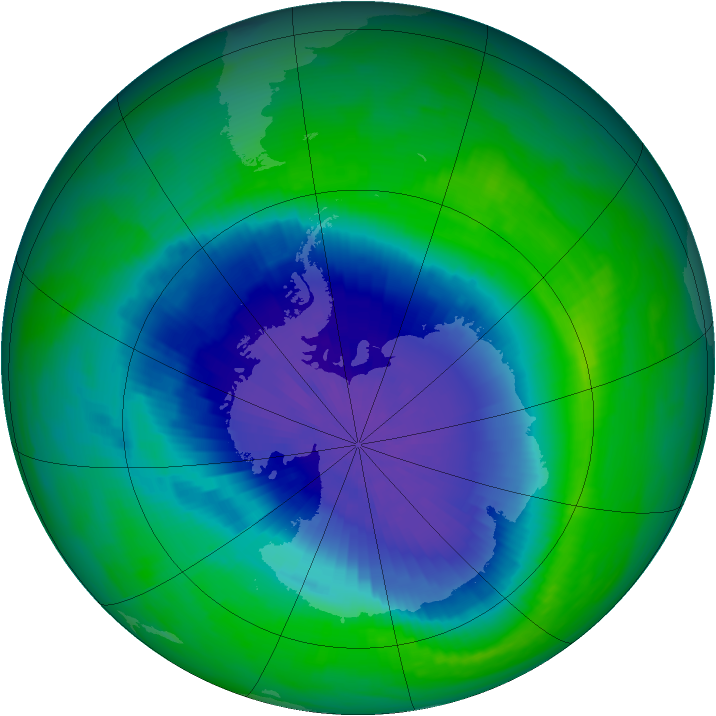 Ozone Map 1990-10-22